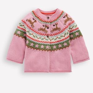 Baby Boden Edie Fair Isle Cardigan